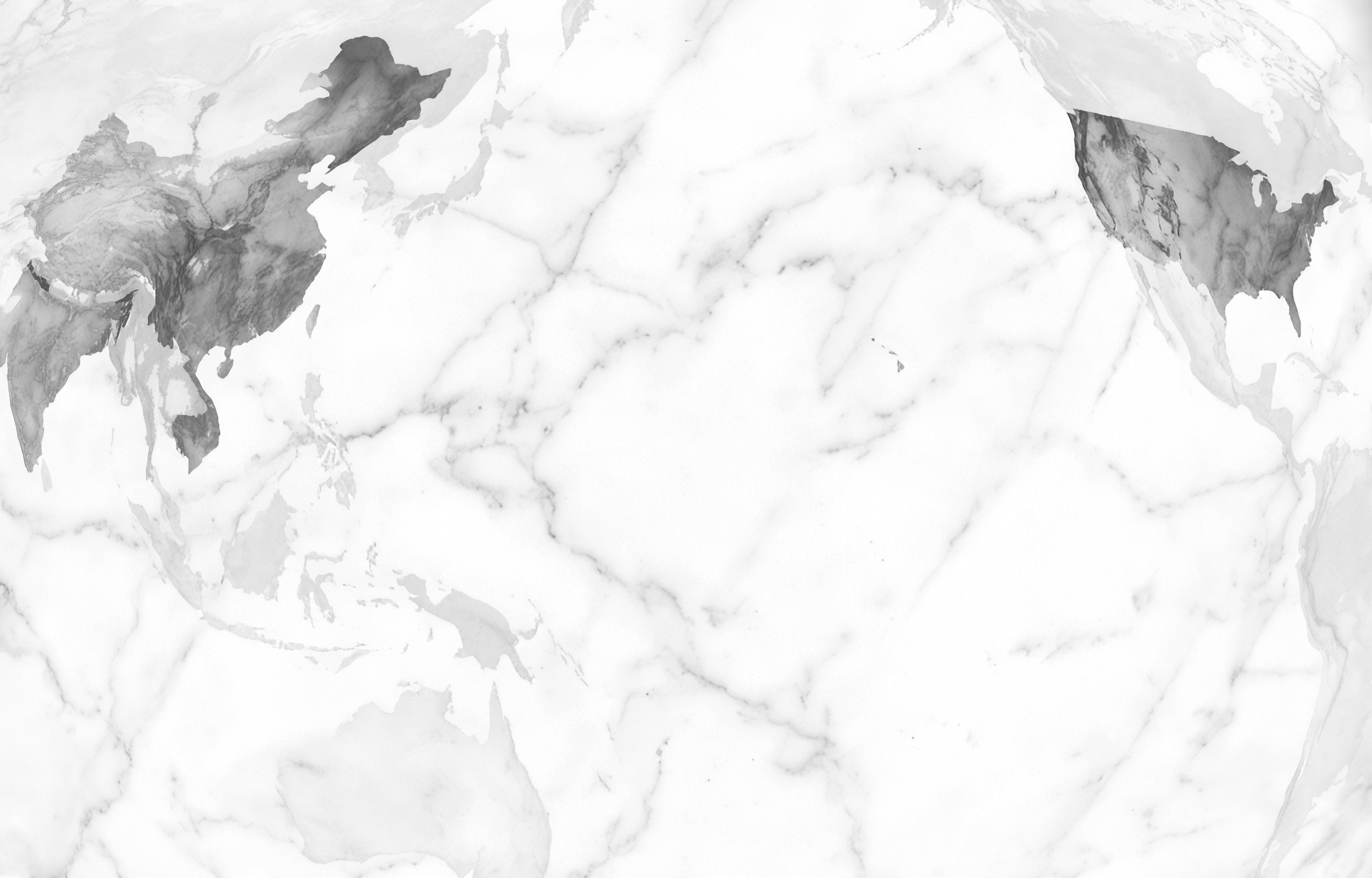 World map of Asia footprint